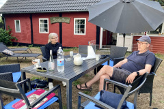 Besøg af min gamle skolekammerat Dorthe, som nu bor i Nexø.